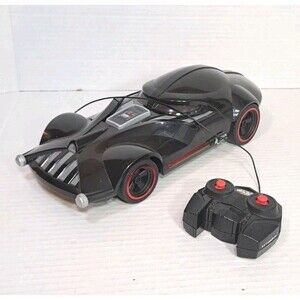 Star Wars Darth Vader Hot Wheels RC Remote Control Car READ Description Works